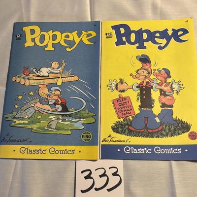 Popeye Classic Comic Book Lot