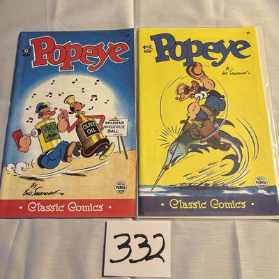 Popeye Classic Comic Book Lot