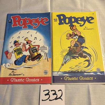 Popeye Classic Comic Book Lot
