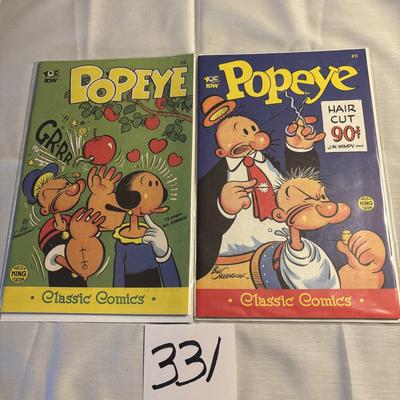 Popeye Classic Comic Lot