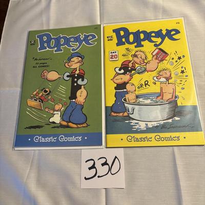 Popeye Classic Comic Lot