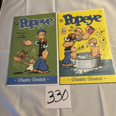 Popeye Classic Comic Lot