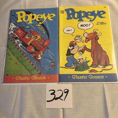 Popeye Classic Comic Lot