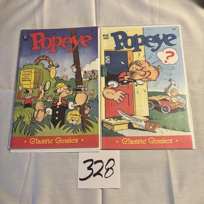 Popeye Classic Comic Lot