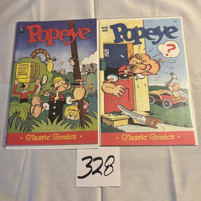 Popeye Classic Comic Lot
