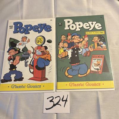 Popeye Classic Comic Lot