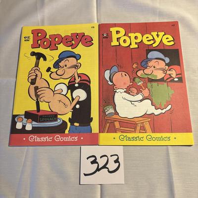 Popeye Classic Comic Lot