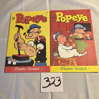 Popeye Classic Comic Lot