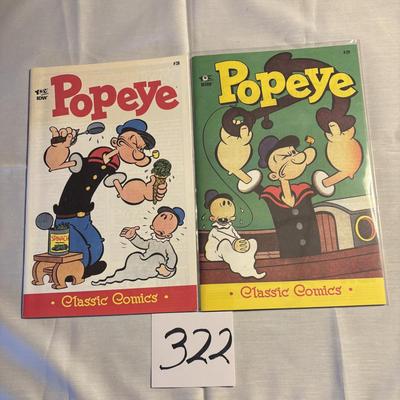 Popeye Classic Comic Lot