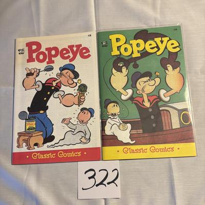 Popeye Classic Comic Lot
