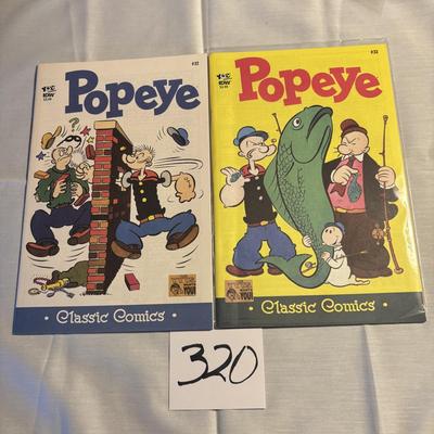 Popeye Classic Comic Lot