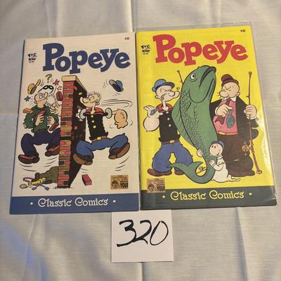 Popeye Classic Comic Lot