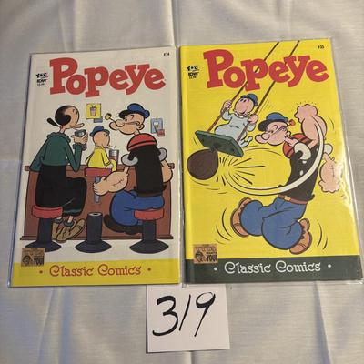 Popeye Classic Comic Lot