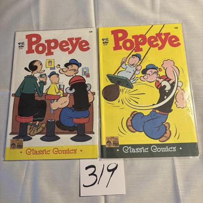 Popeye Classic Comic Lot