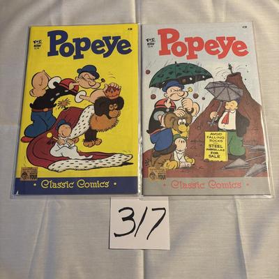 Popeye Classic Comic Lot