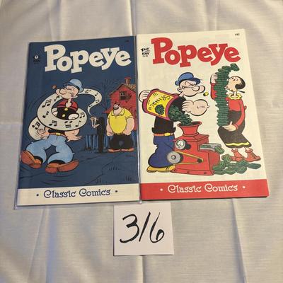 Popeye Classic Comic Lot