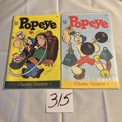 Popeye Classic Comic Lot
