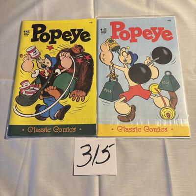 Popeye Classic Comic Lot