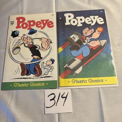 Popeye Classic Comic Lot