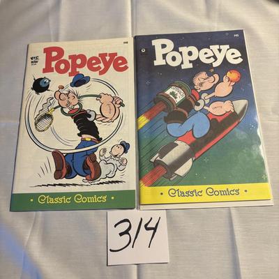 Popeye Classic Comic Lot