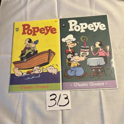 Popeye Classic Comic Lot
