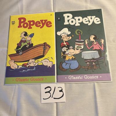 Popeye Classic Comic Lot