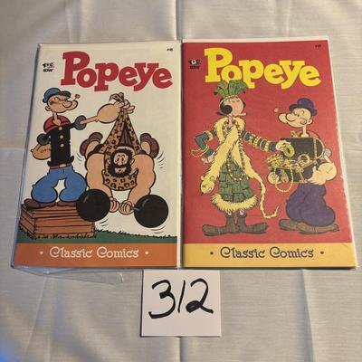 Popeye Classic Comic Lot