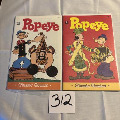 Popeye Classic Comic Lot