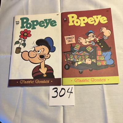Popeye Classic Comic Lot