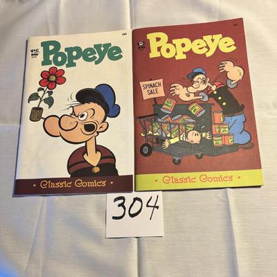 Popeye Classic Comic Lot