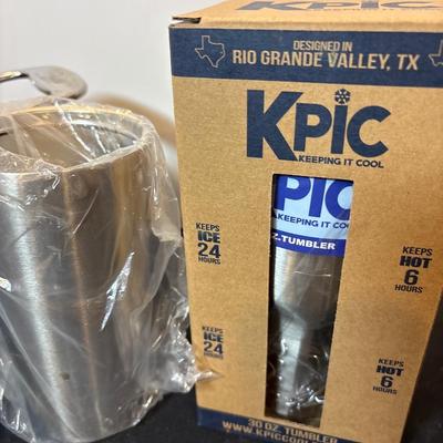 Sale Photo Thumbnail #679: See pics. One Tumblr is new. The other is missing a lid.