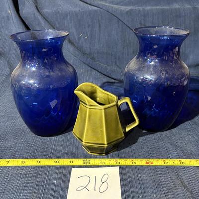 Vase and Pitcher Lot