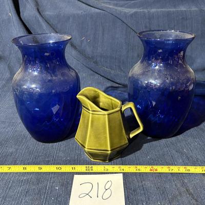 Vase and Pitcher Lot