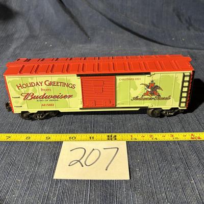 K-Line Anheuser-Busch K641-5602 Christmas 2001 Holiday Boxcar