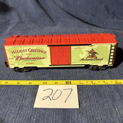 K-Line Anheuser-Busch K641-5602 Christmas 2001 Holiday Boxcar