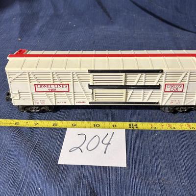 Lionel Lines 9408 Circus Split Door Stock Car w/ opening doors