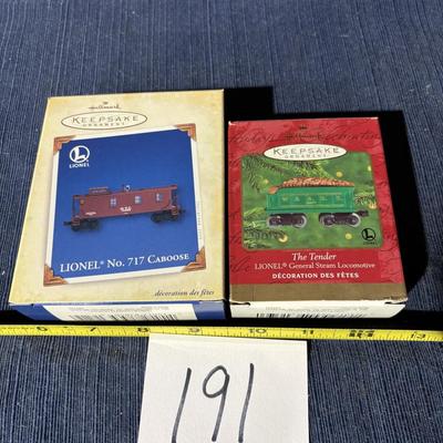 Hallmark Keepsake Lionel Train Ornaments