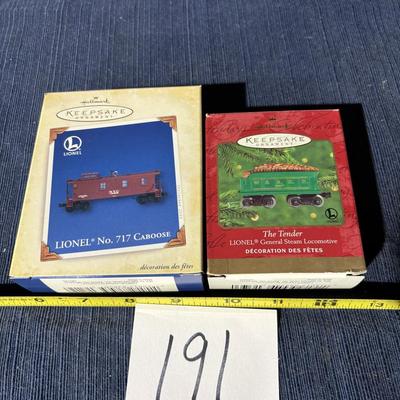 Hallmark Keepsake Lionel Train Ornaments