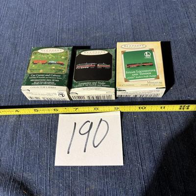 Hallmark Keepsake Lionel Ornament Lot