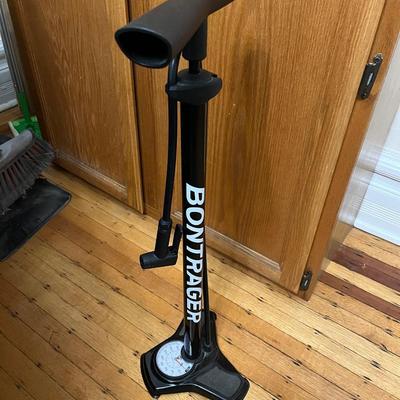 Sale Photo Thumbnail #339: Nothing slows you down like a deflated tire. Reach for the Bontrager Charger floor pump whenever you need a boost. Its tip-resistant base and autoselect head make it easy to fill up and get moving.