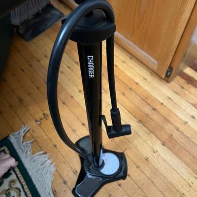 Sale Photo Thumbnail #340: Nothing slows you down like a deflated tire. Reach for the Bontrager Charger floor pump whenever you need a boost. Its tip-resistant base and autoselect head make it easy to fill up and get moving.