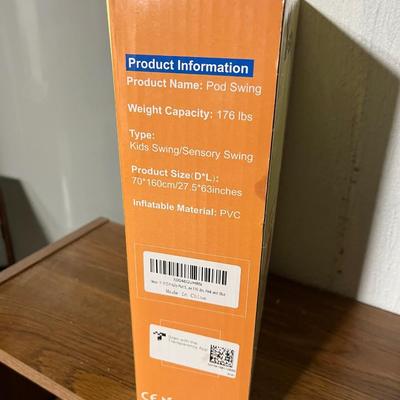 Sale Photo Thumbnail #345: Comfortable and durable sensory swing: The 100% cotton canvas material is comfortable, breathable, not easy to break, and has no peculiar smell. Size about 63*27.5 in, can bear up to 176 pounds, providing a comfortable and safe reading space for children.