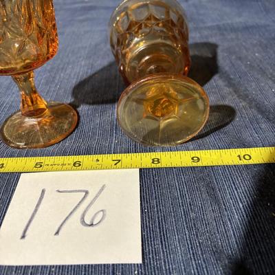Noritake Perspective Amber Goblet Set