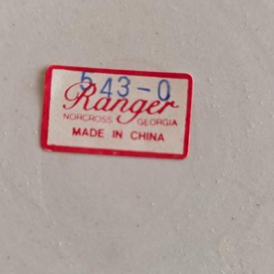 Vintage Chinese “Ling Long” Rice Grain Porcelain Teapot & Saucer — Ranger Imports, Norcross, Georgia