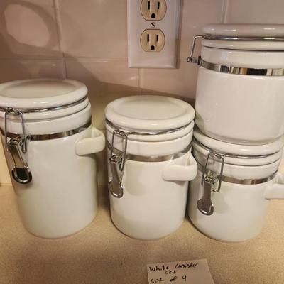 White Canister Set