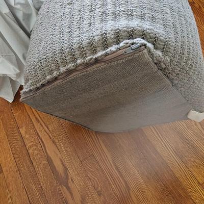 Surya Soft Ottoman w/Throw Pillows (LR-JS)