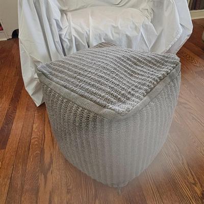 Surya Soft Ottoman w/Throw Pillows (LR-JS)