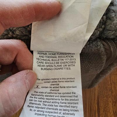 Surya Soft Ottoman w/Throw Pillows (LR-JS)