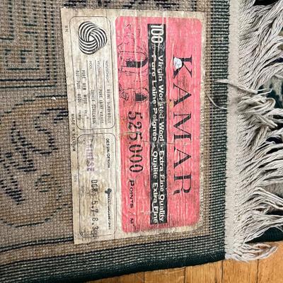 Sale Photo Thumbnail #136: 8’ x 5’ 8” dimensions and made from 100% virgin worsted wool