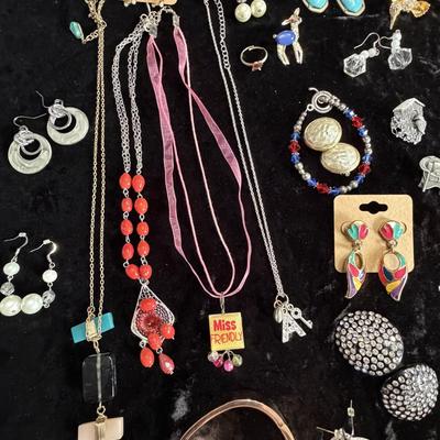 Sale Photo Thumbnail #3: Pins, Necklaces, Sterling Silver Pins, Bracelets and earrings.